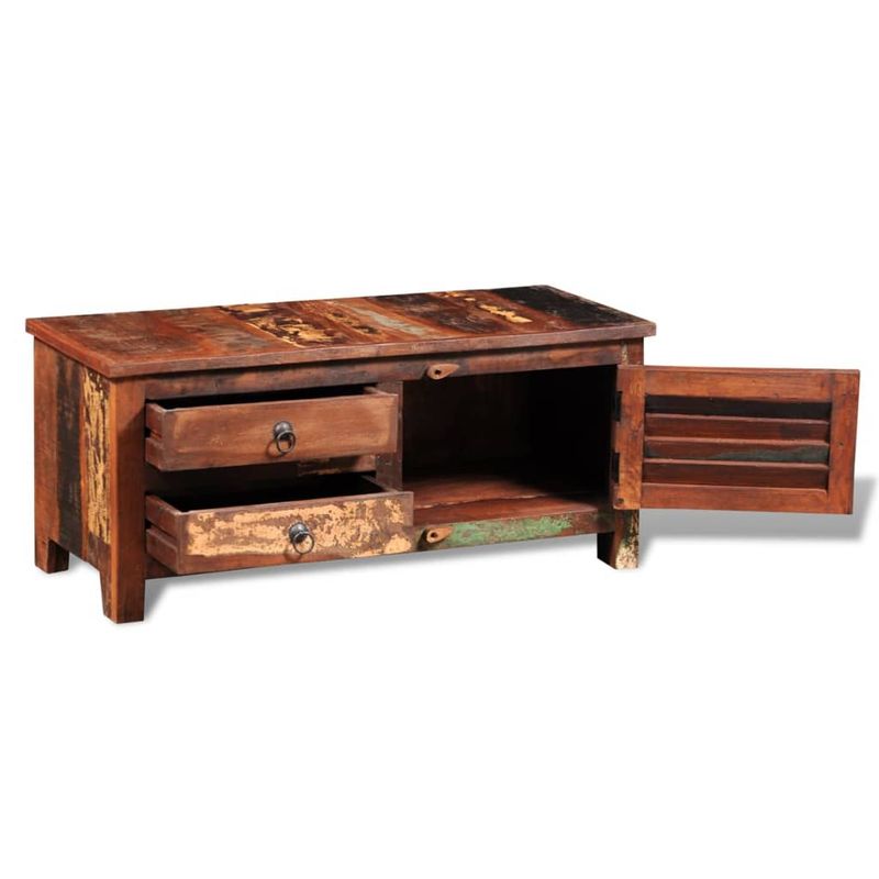 Casa si Gradina - Mobilier - Comode si corpuri - Comode - Comoda TV Hi-Fi, dulap lateral, lemn masiv reciclat - Infinity.ro