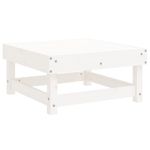 Casa si Gradina - Gradina si terasa - Mobilier exterior - Seturi mobila gradina - Set mobilier de gradina, 6 piese, alb, lemn masiv pin - Infinity.ro