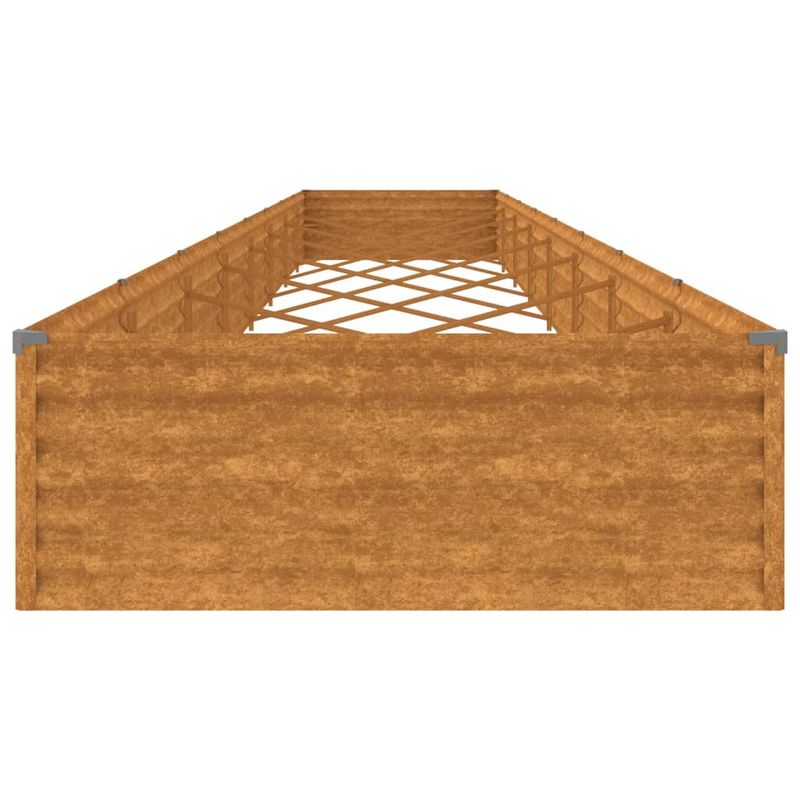 Casa si Gradina - Gradinarit si plante - Plante si ghivece - Ghivece si suporturi - Strat inaltat de gradina, 770x100x36 cm, otel corten - Infinity.ro