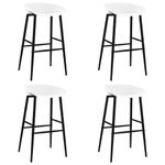 Casa si Gradina - Mobilier - Seturi de mobilier - Seturi bucatarie - Set mobilier de bar, 5 piese, alb - Infinity.ro