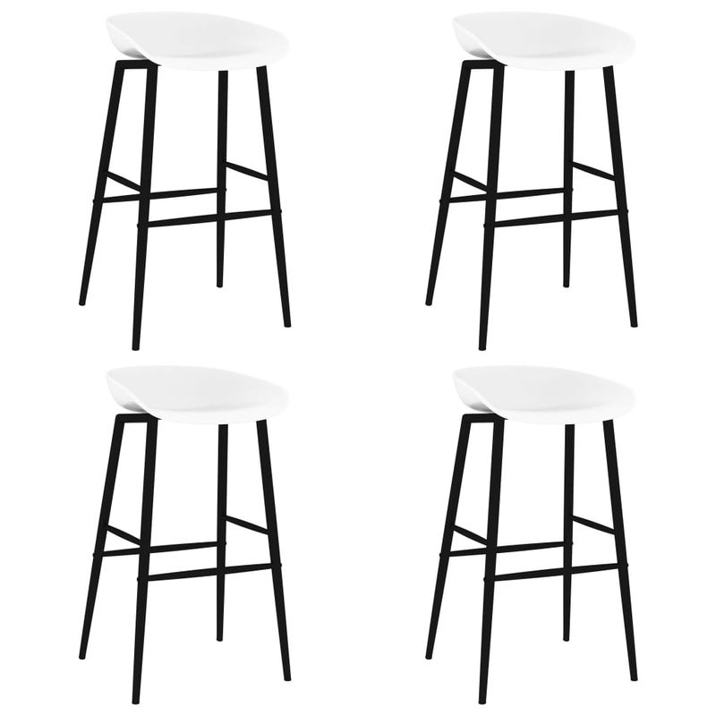 Casa si Gradina - Mobilier - Seturi de mobilier - Seturi bucatarie - Set mobilier de bar, 5 piese, alb - Infinity.ro