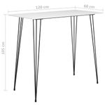 Casa si Gradina - Mobilier - Seturi de mobilier - Seturi bucatarie - Set mobilier de bar, 5 piese, alb - Infinity.ro