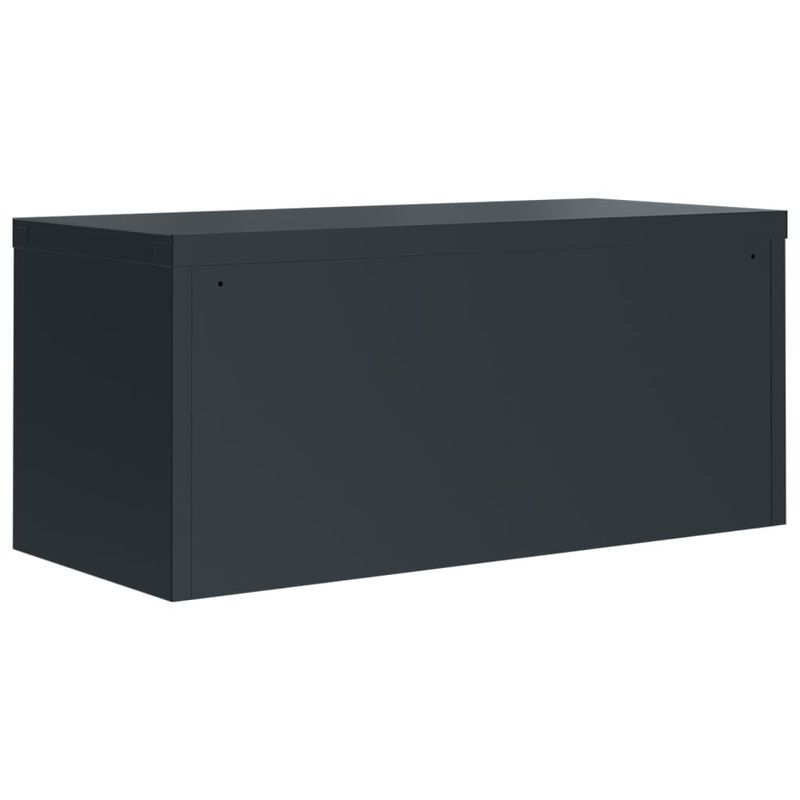 Casa si Gradina - Constructii - Depozitare, transport si protectie - Rafturi, fisete si vestiare - Fiset, antracit, 90x40x130 cm, otel - Infinity.ro