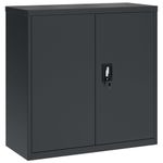 Casa si Gradina - Constructii - Depozitare, transport si protectie - Rafturi, fisete si vestiare - Fiset, antracit, 90x40x130 cm, otel - Infinity.ro