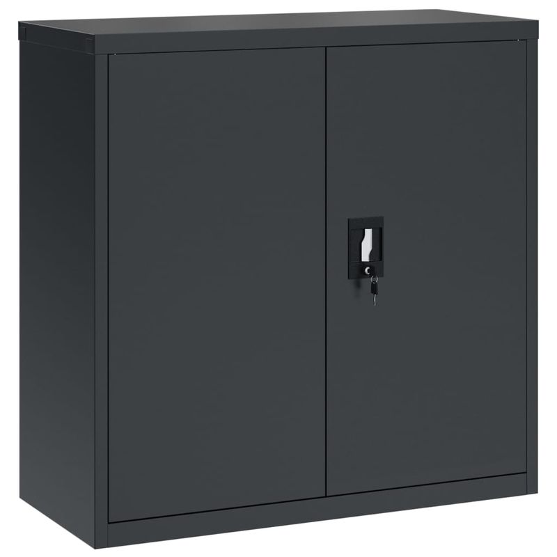 Casa si Gradina - Constructii - Depozitare, transport si protectie - Rafturi, fisete si vestiare - Fiset, antracit, 90x40x130 cm, otel - Infinity.ro