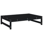 Casa si Gradina - Gradina si terasa - Mobilier exterior - Seturi mobila gradina - Set Set mobilier relaxare gradina 5 piese negru lemn masiv pin - Infinity.ro
