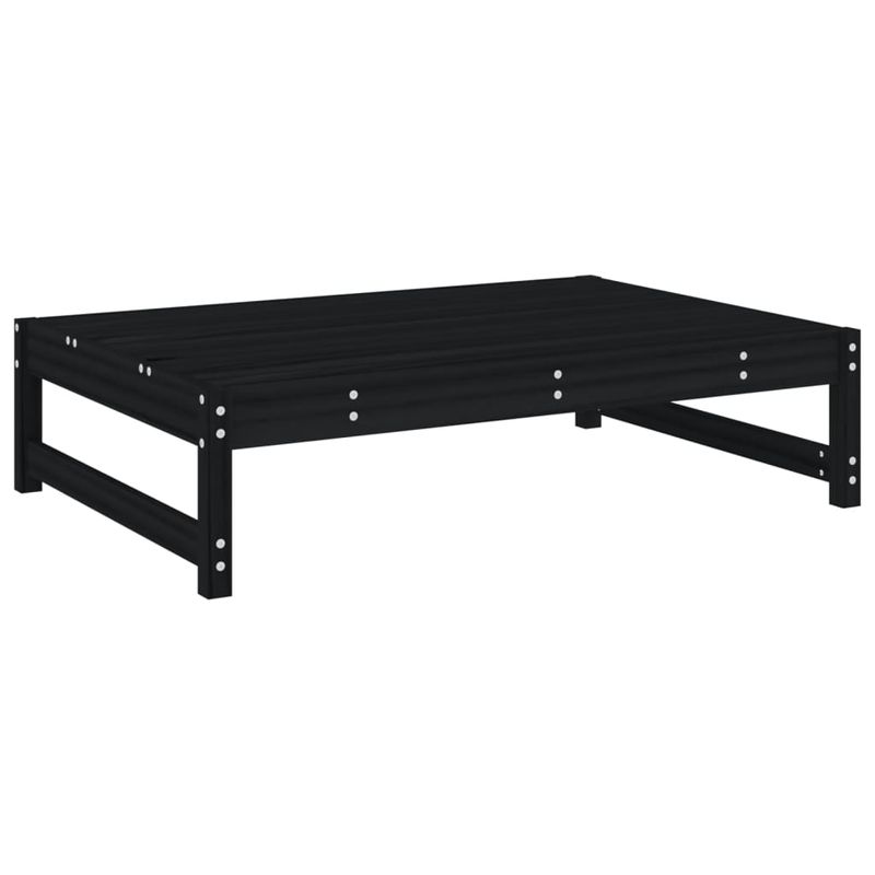 Casa si Gradina - Gradina si terasa - Mobilier exterior - Seturi mobila gradina - Set Set mobilier relaxare gradina 5 piese negru lemn masiv pin - Infinity.ro