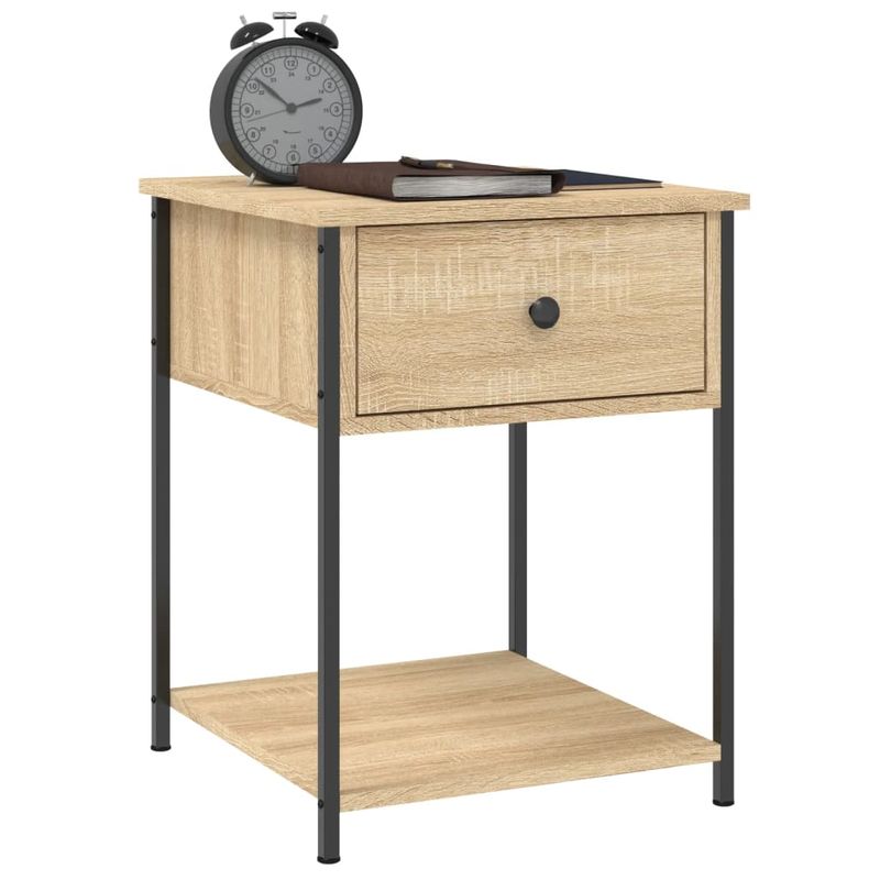 Casa si Gradina - Mobilier - Comode si corpuri - Noptiere - Noptiere, 2 buc., stejar sonoma, 44x45x58 cm, lemn prelucrat - Infinity.ro