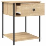 Casa si Gradina - Mobilier - Comode si corpuri - Noptiere - Noptiere, 2 buc., stejar sonoma, 44x45x58 cm, lemn prelucrat - Infinity.ro