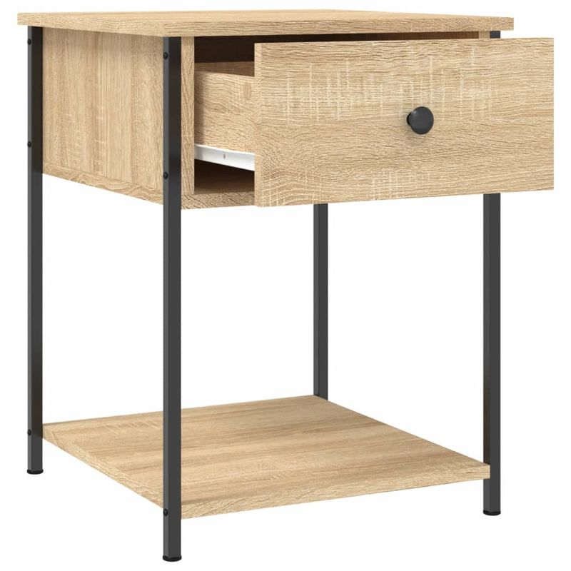 Casa si Gradina - Mobilier - Comode si corpuri - Noptiere - Noptiere, 2 buc., stejar sonoma, 44x45x58 cm, lemn prelucrat - Infinity.ro