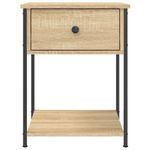 Casa si Gradina - Mobilier - Comode si corpuri - Noptiere - Noptiere, 2 buc., stejar sonoma, 44x45x58 cm, lemn prelucrat - Infinity.ro