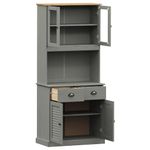 Casa si Gradina - Mobilier - Comode si corpuri - Corpuri bucatarie - Dulap inalt VIGO, 78x40x175 cm, lemn masiv de pin, model cu 2 uși - Infinity.ro