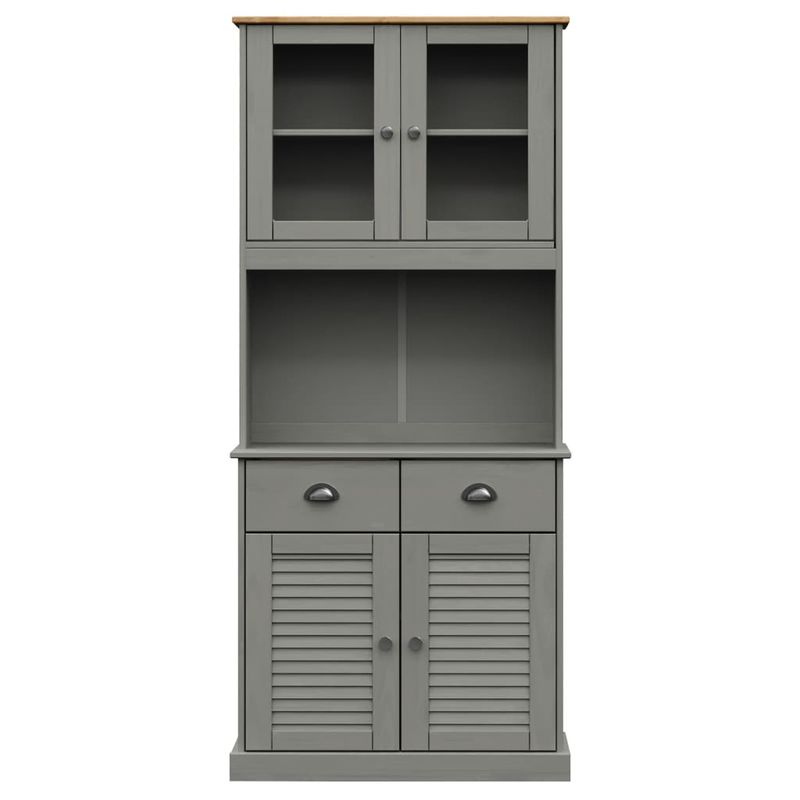 Casa si Gradina - Mobilier - Comode si corpuri - Corpuri bucatarie - Dulap inalt VIGO, 78x40x175 cm, lemn masiv de pin, model cu 2 uși - Infinity.ro
