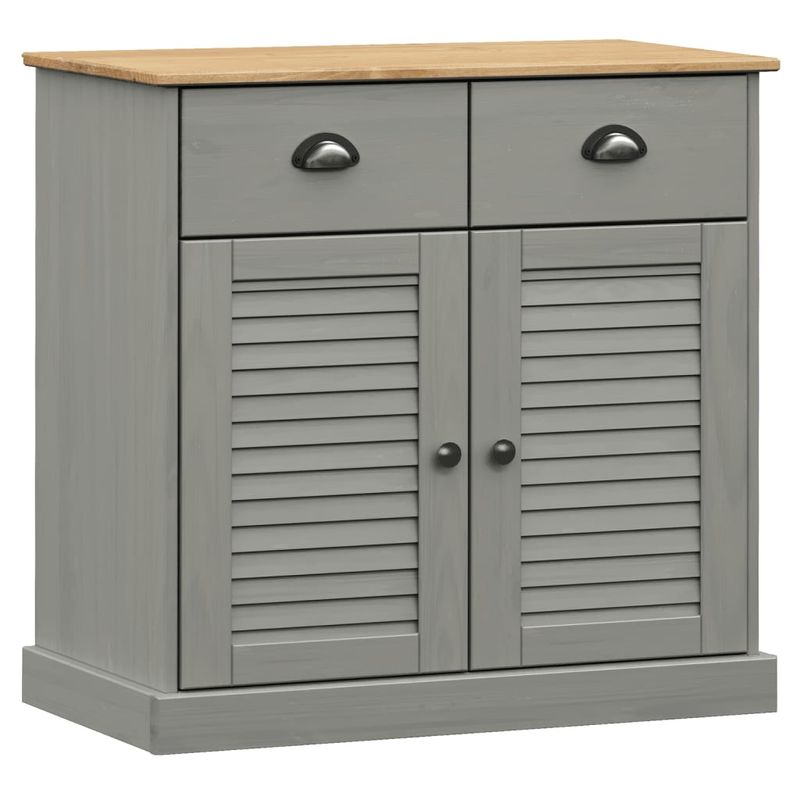 Casa si Gradina - Mobilier - Comode si corpuri - Corpuri bucatarie - Dulap inalt VIGO, 78x40x175 cm, lemn masiv de pin, model cu 2 uși - Infinity.ro