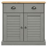 Casa si Gradina - Mobilier - Comode si corpuri - Corpuri bucatarie - Dulap inalt VIGO, 78x40x175 cm, lemn masiv de pin, model cu 2 uși - Infinity.ro