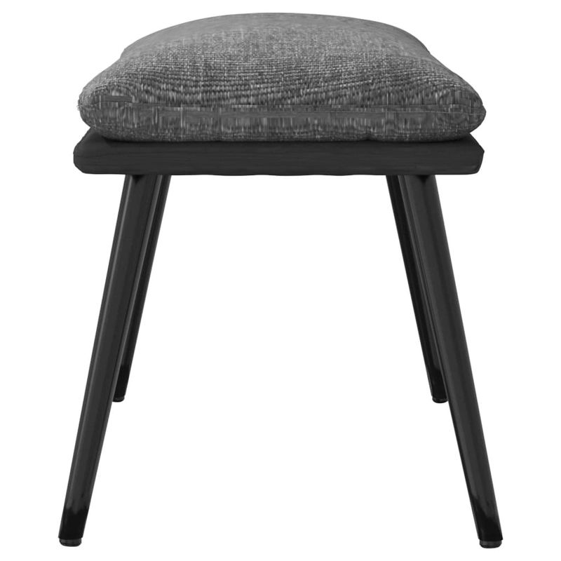 Casa si Gradina - Mobilier - Scaune si fotolii - Tabureti - Taburet, gri deschis, 45x29,5x35 cm, material textil - Infinity.ro