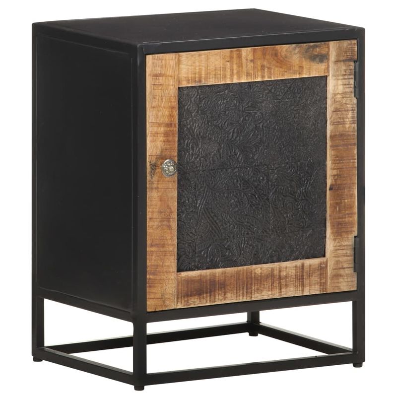 Casa si Gradina - Mobilier - Comode si corpuri - Noptiere - Noptiera, 40x30x50 cm, lemn de mango nefinisat - Infinity.ro