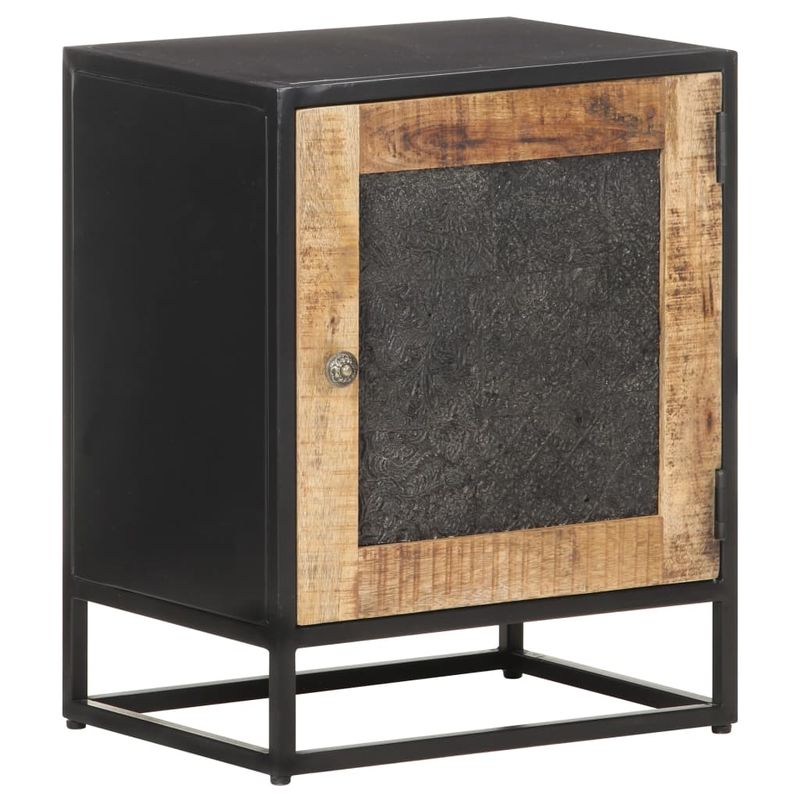 Casa si Gradina - Mobilier - Comode si corpuri - Noptiere - Noptiera, 40x30x50 cm, lemn de mango nefinisat - Infinity.ro