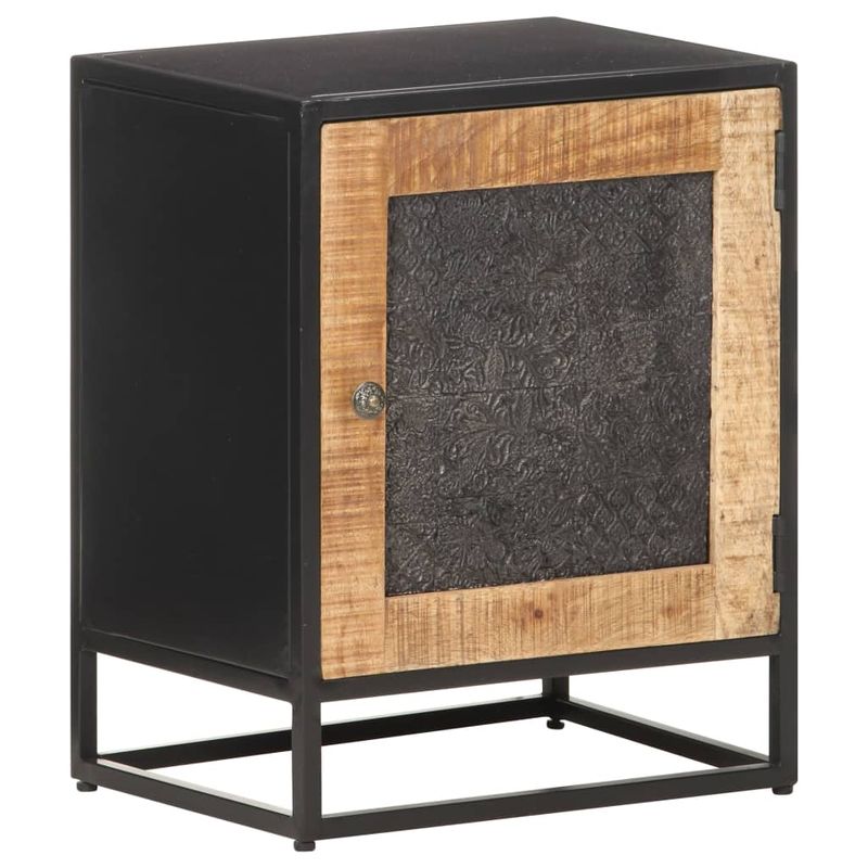 Casa si Gradina - Mobilier - Comode si corpuri - Noptiere - Noptiera, 40x30x50 cm, lemn de mango nefinisat - Infinity.ro