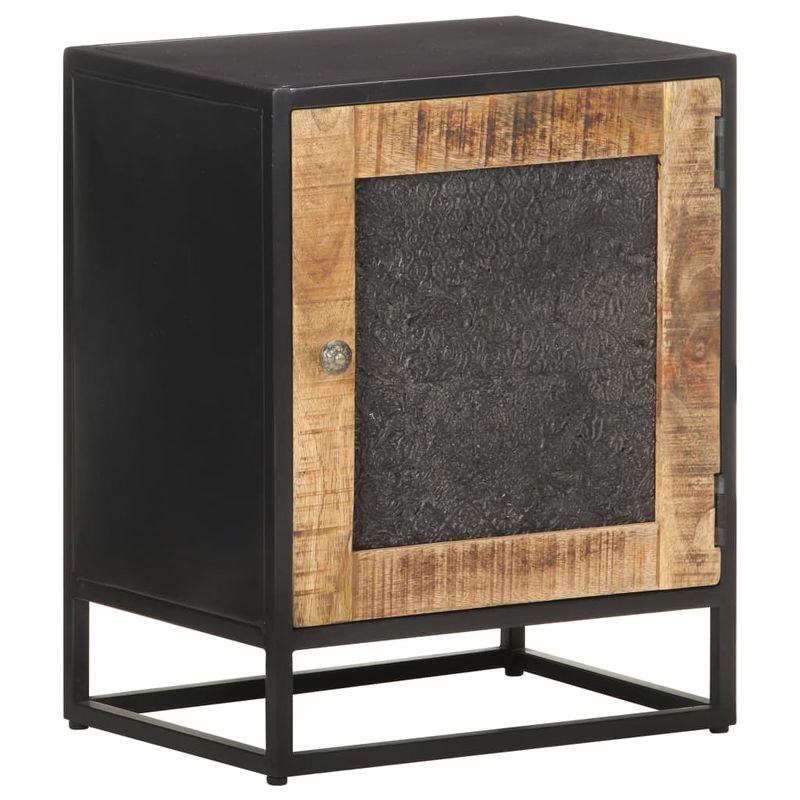 Casa si Gradina - Mobilier - Comode si corpuri - Noptiere - Noptiera, 40x30x50 cm, lemn de mango nefinisat - Infinity.ro