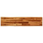 Casa si Gradina - Mobilier - Seturi de mobilier - Seturi mese si scaune - Set de masa din 3 piese, margini naturale, lemn masiv de acacia, lungime 160 cm - Infinity.ro