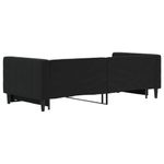Casa si Gradina - Mobilier - Paturi si accesorii - Paturi - Pat de zi cu extensie, negru, 90x200 cm, catifea - Infinity.ro