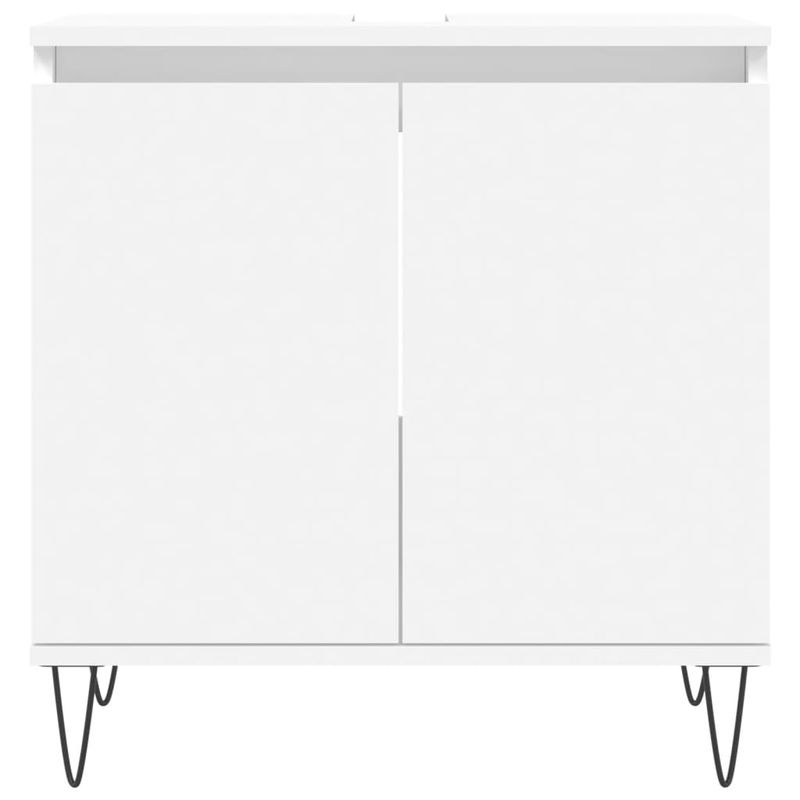 Casa si Gradina - Mobilier - Seturi de mobilier - Seturi baie - Set dulapuri de baie, 3 piese, alb, lemn prelucrat - Infinity.ro