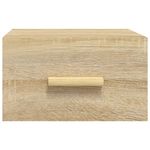 Casa si Gradina - Mobilier - Comode si corpuri - Noptiere - Noptiera de perete, stejar sonoma, 35x35x20 cm - Infinity.ro