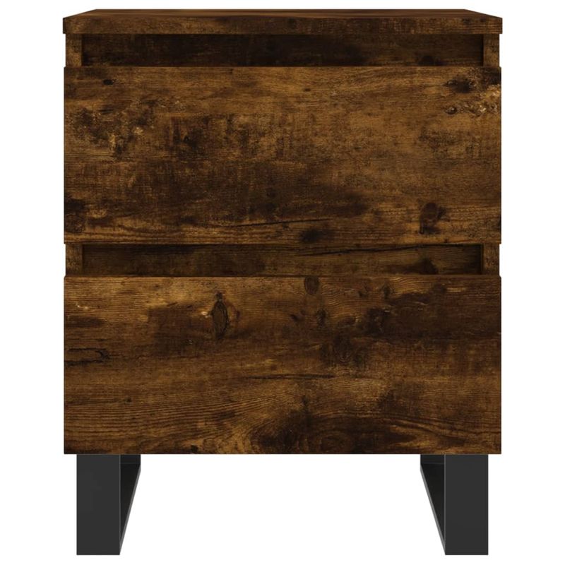 Casa si Gradina - Mobilier - Comode si corpuri - Noptiere - Noptiera, stejar fumuriu, 40x35x50 cm, lemn compozit - Infinity.ro
