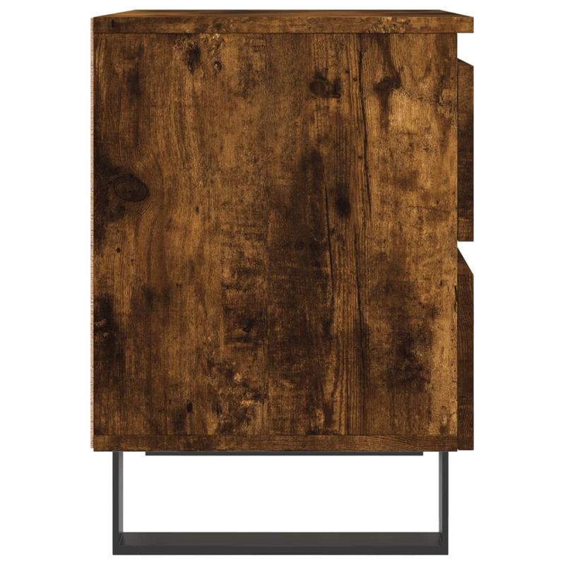 Casa si Gradina - Mobilier - Comode si corpuri - Noptiere - Noptiera, stejar fumuriu, 40x35x50 cm, lemn compozit - Infinity.ro