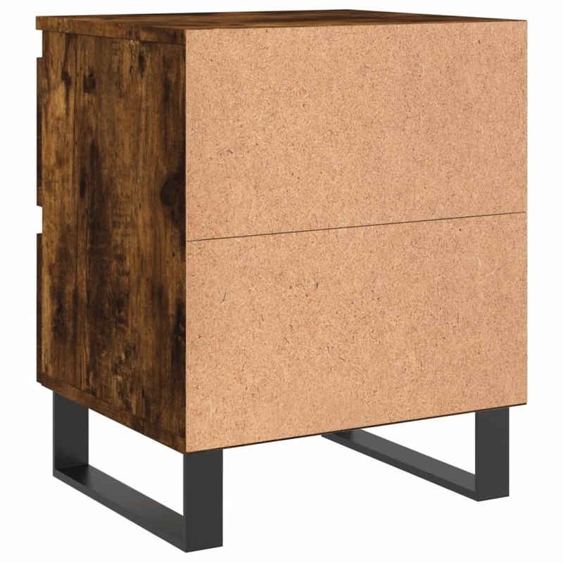 Casa si Gradina - Mobilier - Comode si corpuri - Noptiere - Noptiera, stejar fumuriu, 40x35x50 cm, lemn compozit - Infinity.ro