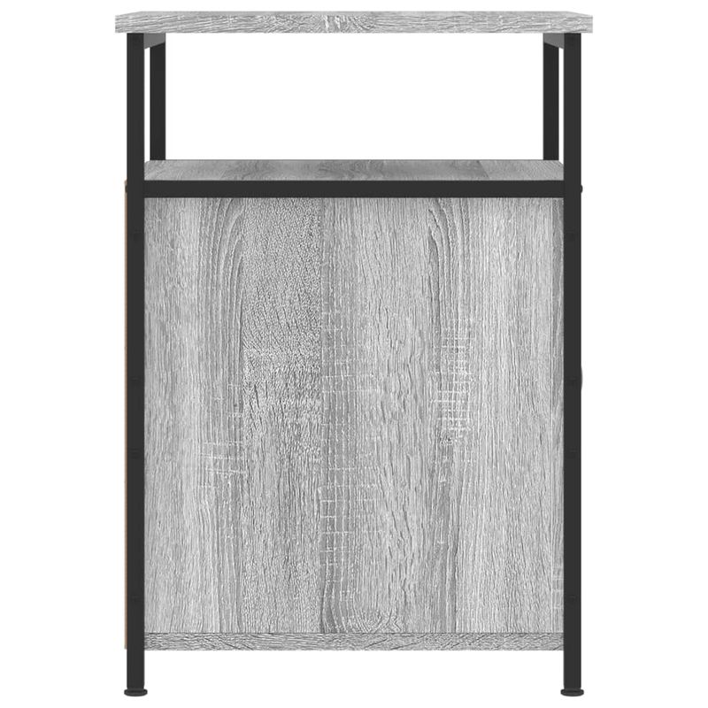 Casa si Gradina - Mobilier - Comode si corpuri - Noptiere - Noptiera, gri sonoma, 40x42x60 cm, lemn prelucrat - Infinity.ro