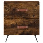 Casa si Gradina - Mobilier - Comode si corpuri - Noptiere - Noptiera, stejar fumuriu, 40x35x47,5 cm, lemn compozit - Infinity.ro