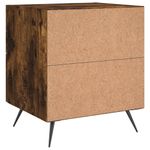 Casa si Gradina - Mobilier - Comode si corpuri - Noptiere - Noptiera, stejar fumuriu, 40x35x47,5 cm, lemn compozit - Infinity.ro