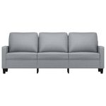 Casa si Gradina - Mobilier - Canapele si coltare - Canapele - Canapea cu 3 locuri, gri deschis, material 180CM textil - Infinity.ro