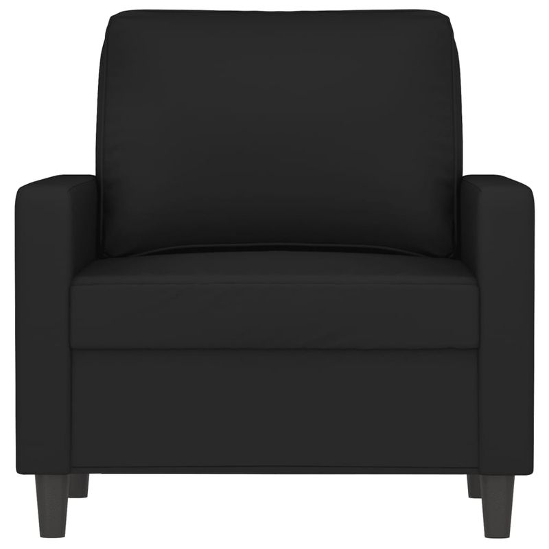 Casa si Gradina - Mobilier - Scaune si fotolii - Fotolii - Fotoliu canapea, Negru, 60 cm, catifea - Infinity.ro