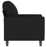 Casa si Gradina - Mobilier - Scaune si fotolii - Fotolii - Fotoliu canapea, Negru, 60 cm, catifea - Infinity.ro