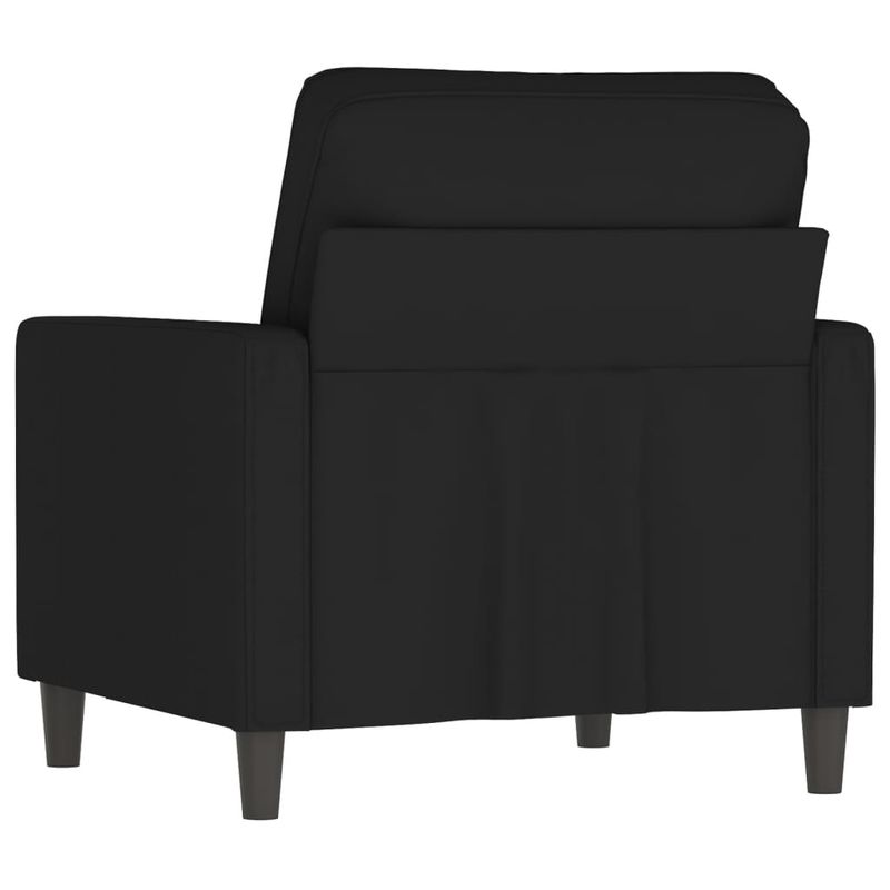Casa si Gradina - Mobilier - Scaune si fotolii - Fotolii - Fotoliu canapea, Negru, 60 cm, catifea - Infinity.ro