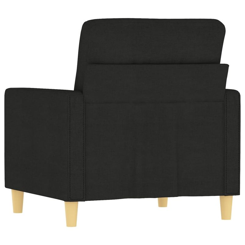 Casa si Gradina - Mobilier - Scaune si fotolii - Fotolii - Fotoliu canapea, negru, 60 cm, material textil - Infinity.ro