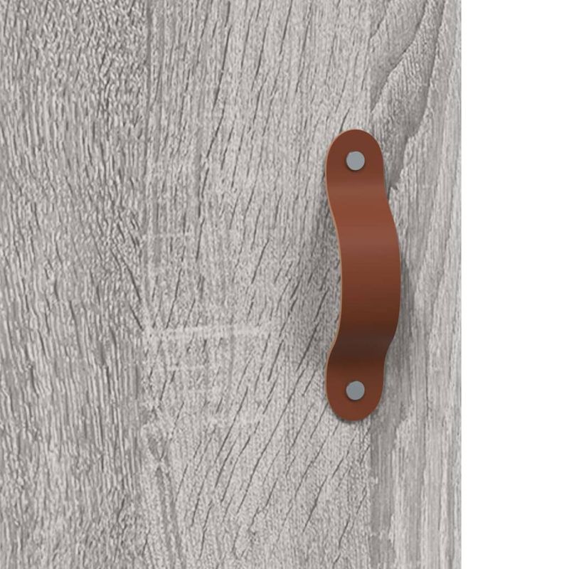 Casa si Gradina - Mobilier - Comode si corpuri - Comode - Dulap inalt, gri sonoma, 69,5x34x180 cm, lemn compozit - Infinity.ro