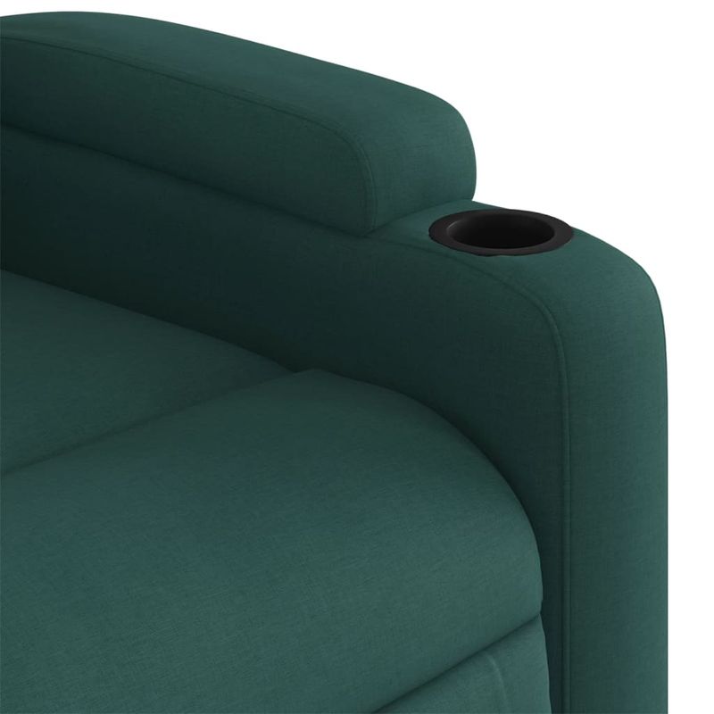 Casa si Gradina - Mobilier - Scaune si fotolii - Fotolii - Fotoliu rabatabil, verde inchis, material textil - Infinity.ro