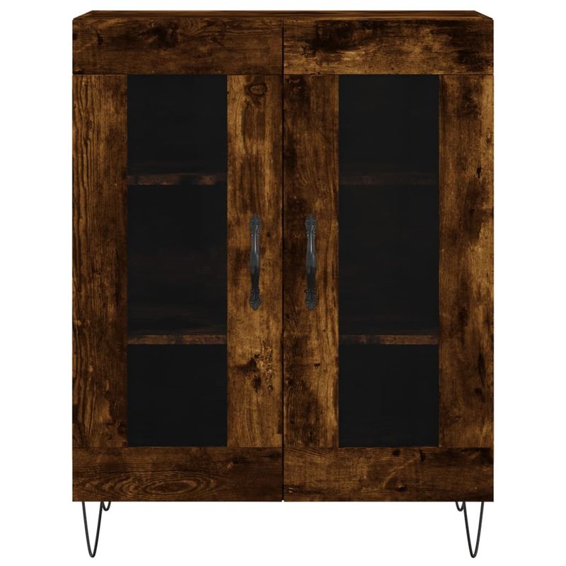 Casa si Gradina - Mobilier - Comode si corpuri - Corpuri bucatarie - Dulap inalt, stejar fumuriu, 69,5x34x180, lemn compozit - Infinity.ro