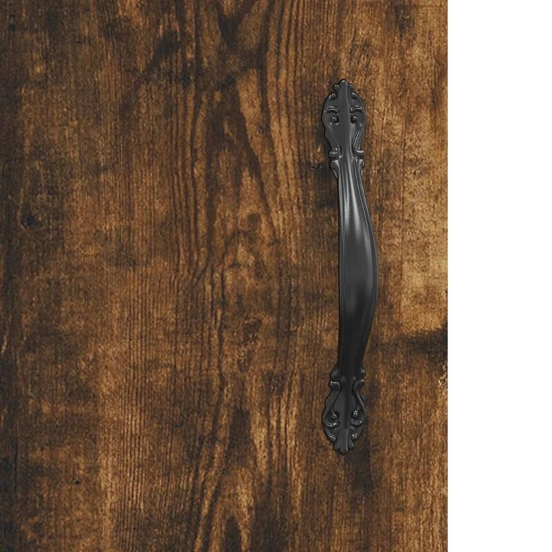 Casa si Gradina - Mobilier - Comode si corpuri - Corpuri bucatarie - Dulap inalt, stejar fumuriu, 69,5x34x180, lemn compozit - Infinity.ro
