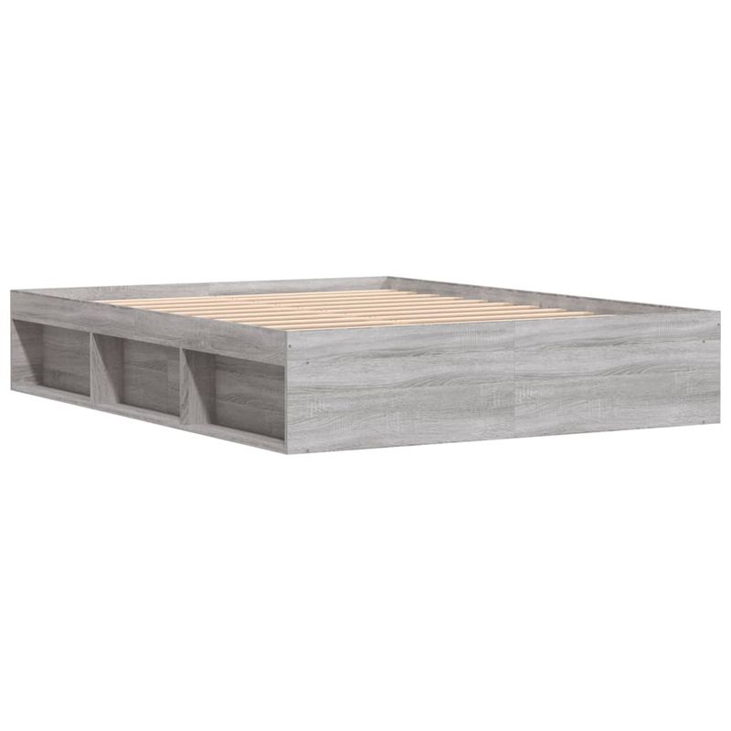 Casa si Gradina - Mobilier - Paturi si accesorii - Paturi - Cadru de pat King Size, sonoma gri, 150x200 cm - Infinity.ro