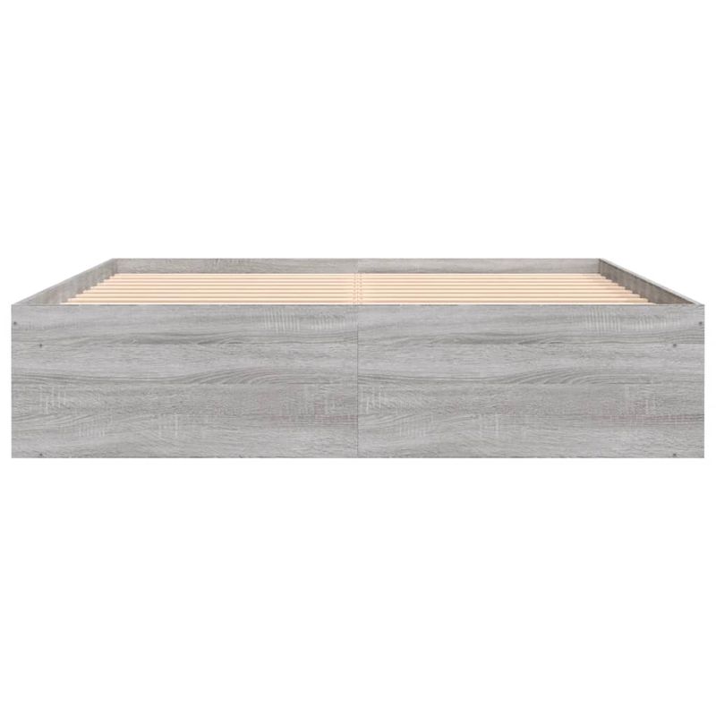 Casa si Gradina - Mobilier - Paturi si accesorii - Paturi - Cadru de pat King Size, sonoma gri, 150x200 cm - Infinity.ro