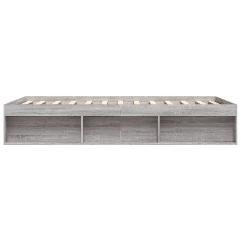 Casa si Gradina - Mobilier - Paturi si accesorii - Paturi - Cadru de pat King Size, sonoma gri, 150x200 cm - Infinity.ro