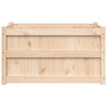 Casa si Gradina - Gradinarit si plante - Plante si ghivece - Ghivece si suporturi - Jardiniere de gradina, 2 buc., lemn masiv de pin - Infinity.ro