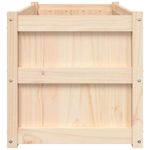 Casa si Gradina - Gradinarit si plante - Plante si ghivece - Ghivece si suporturi - Jardiniere de gradina, 2 buc., lemn masiv de pin - Infinity.ro