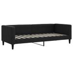 Casa si Gradina - Mobilier - Paturi si accesorii - Paturi - Pat de zi cu extensie si sertare, negru, 80x200 cm, textil - Infinity.ro