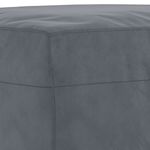 Casa si Gradina - Mobilier - Seturi de mobilier - Seturi living - Set canapea cu perne, 4 piese, gri inchis, catifea - Infinity.ro